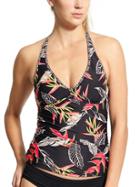 Athleta Womens Hana Halter Tankini Size 32b/c - Black