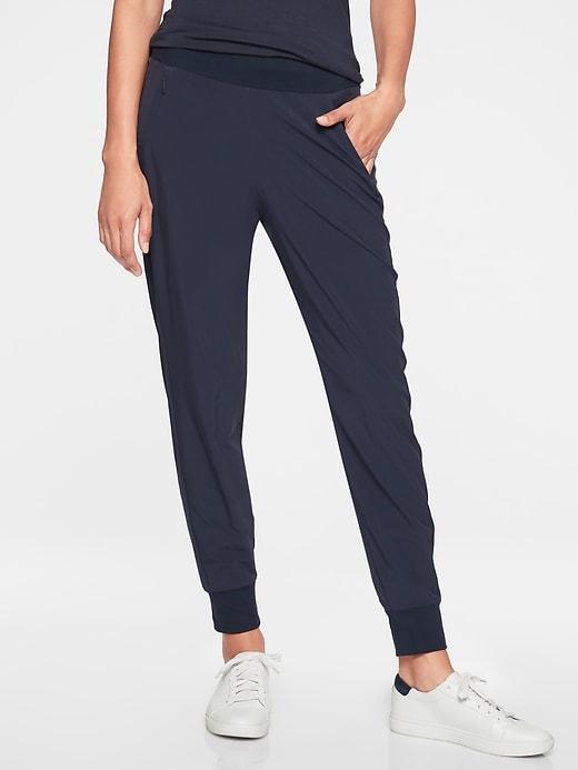 Athleta Womens Lined Soho Jogger Navy Size 14