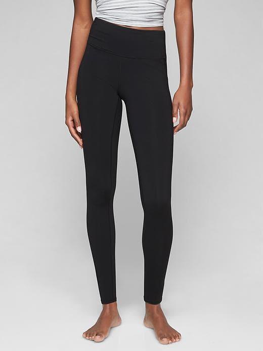 Athleta Womens High Rise Chaturanga Tight Black Size 2x