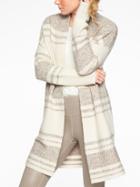 Athleta Womens Wool Cashmere Panorama Point Sweater Wrap Dove Marl Size Xxs