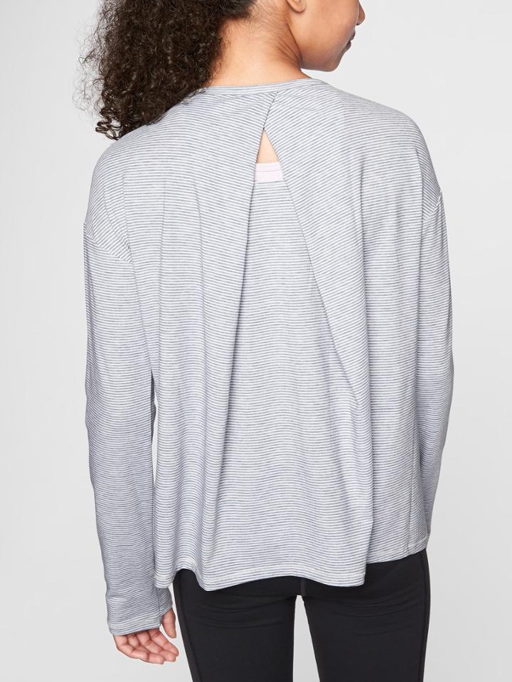 Athleta Girl Striped Bigger Plans Top