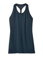 Athleta Womens High Neck Dot Mesh Chi Tank Size L - Navy