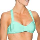 Athleta Aqualuxe Bandeau Bikini - Mint Green