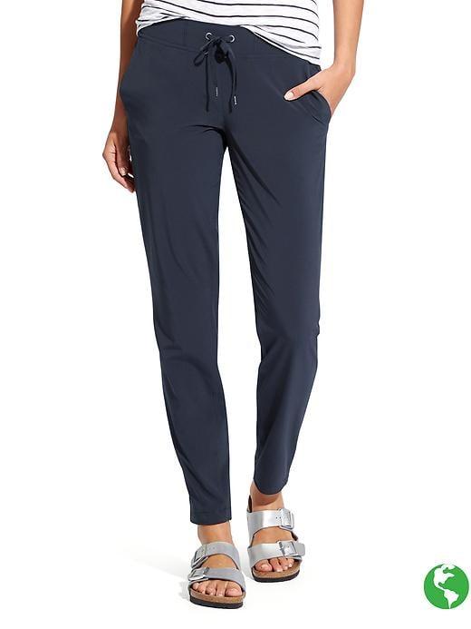 Athleta Womens Midtown Ankle Pant Size 10 - Navy
