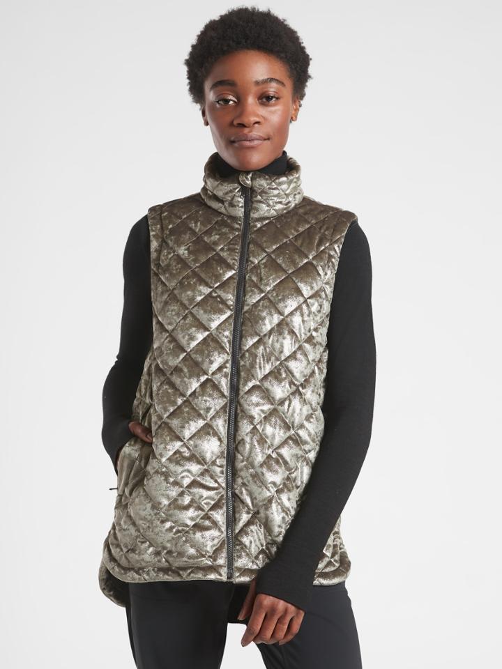 Whisper Metallic Velvet Vest