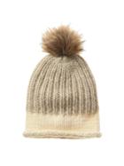 Athleta Womens Margaux Beanie By Lizette Cream Size One Size