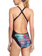 Athleta Womens Streamline One Piece Size M Tall - Laser Beam Print