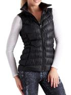 Athleta Womens Downalicious Deluxe Vest Size 1x Plus - Black