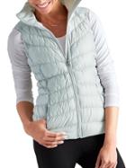 Athleta Womens Downalicious Deluxe Vest Size L - Morning Sky