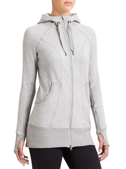 Athleta Womens Cya Strength Hoodie 2 Size 1x Plus - Grey Heather