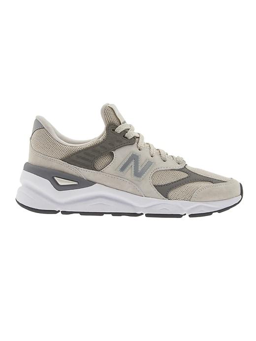 Athleta Womens X90 Re&#45constructed Sneaker By New Balance Moonbeam/ Castlerock Size 9.5