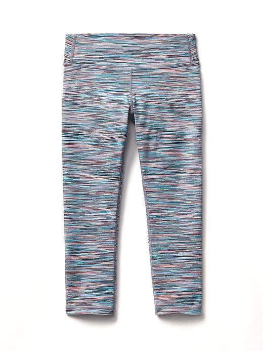 Athleta Multi Spacedye Chit Chat Capri Size L/12 - Multi Spacedye