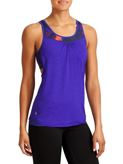 Athleta Womens Supercharged Tank Electro Size L - Vibrant Cobalt