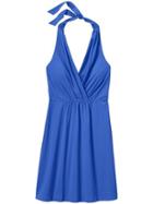 Athleta Womens Go Anywhere Halter Dress Size 2 - Cerulean Blue