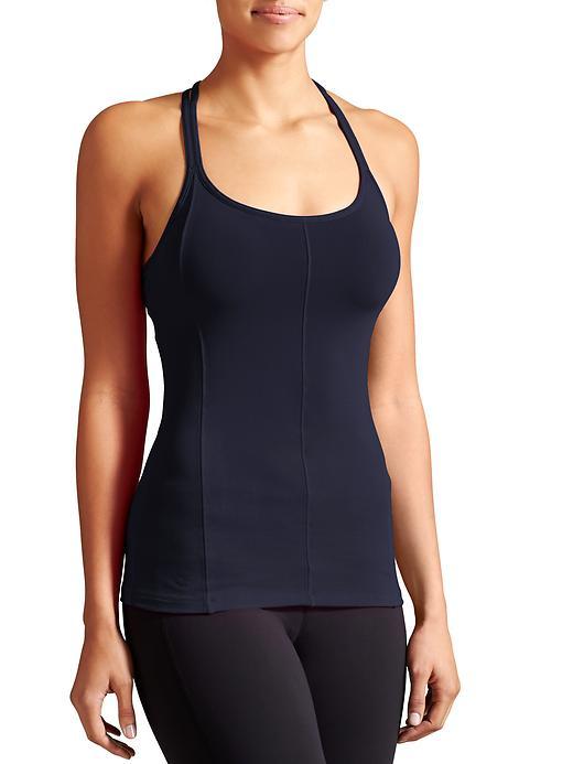 Athleta Womens Inner Goddess Tank Size L Tall - Navy