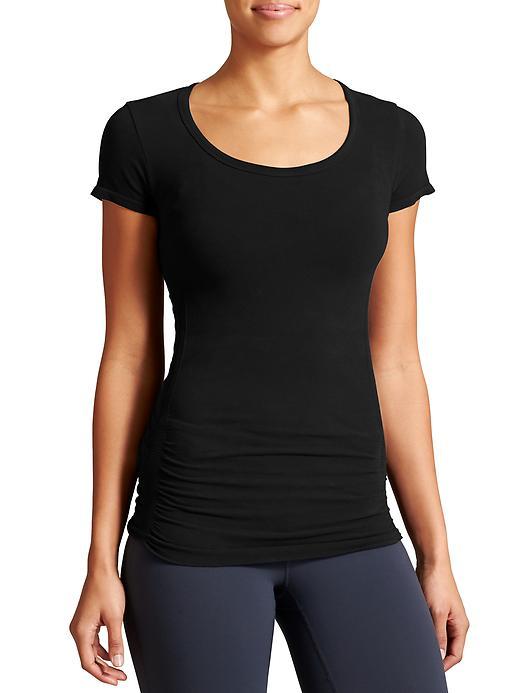 Athleta Womens Pure Tee Size L - Black