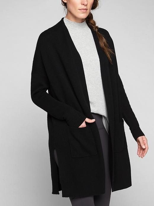 Athleta Womens Wool Cashmere Spirit Wrap Black Size Xxs