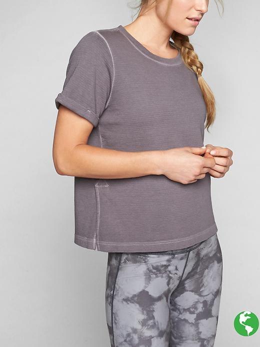 Athleta Womens Eco Wash Restore Sweatshirt Size L Tall - Silver Bells