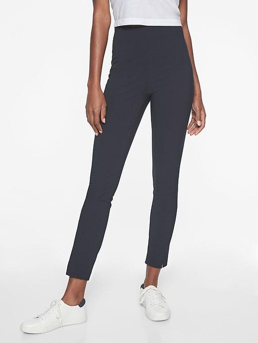 Athleta Womens Wander Slim Crop Navy Captain Size 4