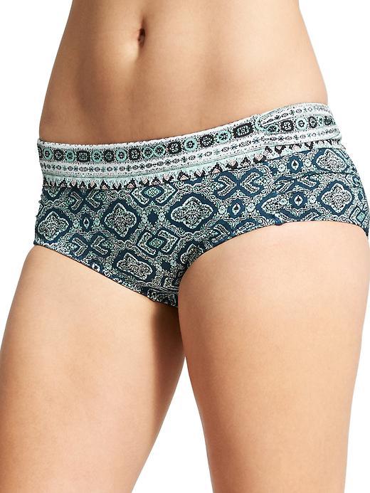 Athleta Womens Aqualuxe Print Dolphin Short Size L - Blue Mosaic