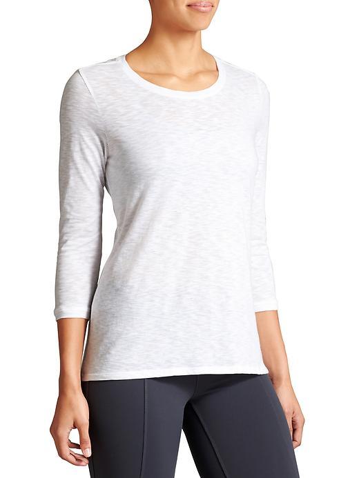 Athleta Womens Asana Top Size L Tall - Bright White