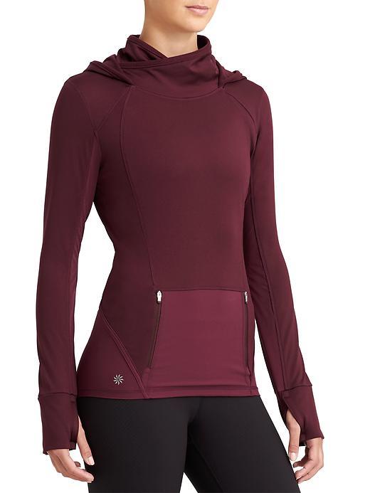 Athleta Womens Plush Tech Hoodie 3.0 Size M Tall - Chianti
