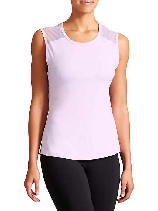 Athleta Womens Mesh Splice Chi Muscle Tank Size L - Amethyst Haze