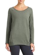 Athleta Womens Studio Cya Sweatshirt Size 1x Plus - Jasper Green Heather