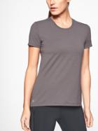 Athleta Womens Power Up Easy Tee Silver Bells Size Xs