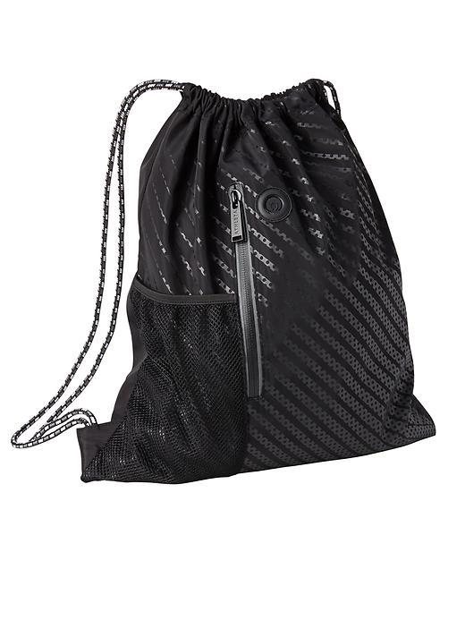 Athleta Womens Dot Dot Dot Drawstring Bag Size One Size - Black