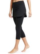 Athleta Womens Chaturanga 2 In 1 Capri Size L Tall - Black