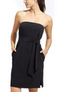 Athleta Womens Strapless Anywhere Dress Size 4 - Black