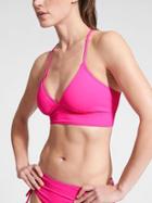 Athleta Womens Strappy Bikini Size M - Paradise Pink