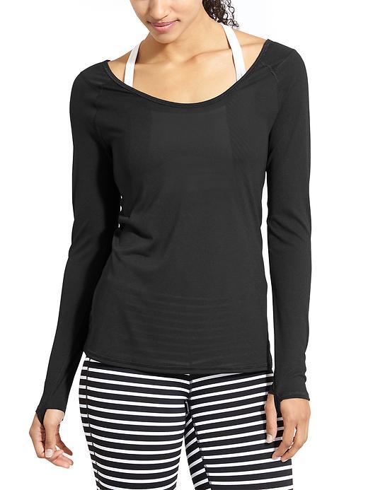 Athleta Womens Surge Top Size L - Black