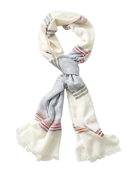 Athleta Womens Moroccan Sunset Scarf By Vismaya Inc Vanilla Multi Size One Size