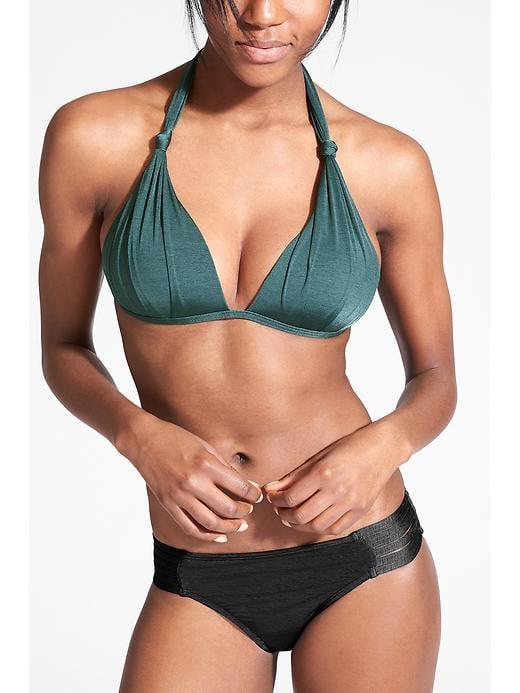 Athleta Womens Aqualuxe Halter Bikini Size Xl - Summer Opal