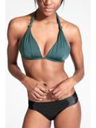 Athleta Womens Aqualuxe Halter Bikini Size Xl - Summer Opal