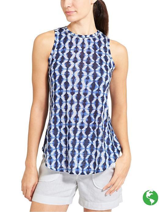 Athleta Womens Breezy Tank Print Size Xl - Ripple