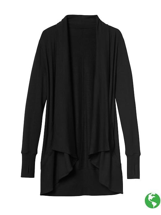 Athleta Womens Pranayama Wrap Size 1x Plus - Black