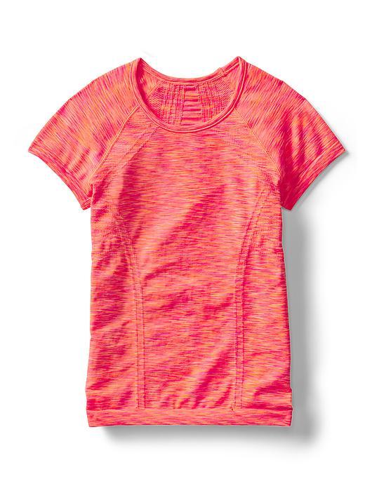 Athleta Spacedye Tracker Tee Size L/12 - Melon Shock