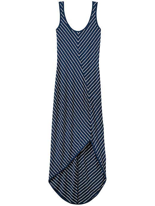 Athleta Womens Cross-shore Maxi Dress Size L Tall - Dress Blue Heather