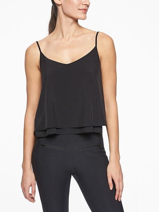 Athleta Womens Fws Cami Black Size L