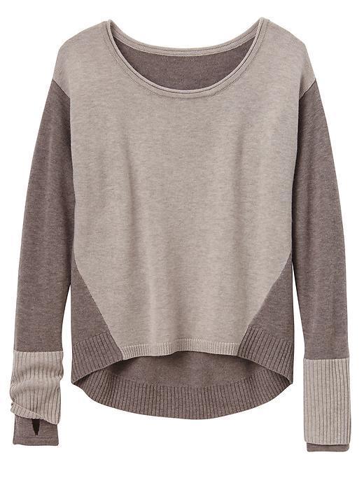 Athleta Merino Frisco Sweater - Foxtail Taupe Heather