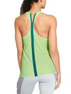 Athleta Womens Spree Tank Luminous Green/tahitian Teal Size Xl