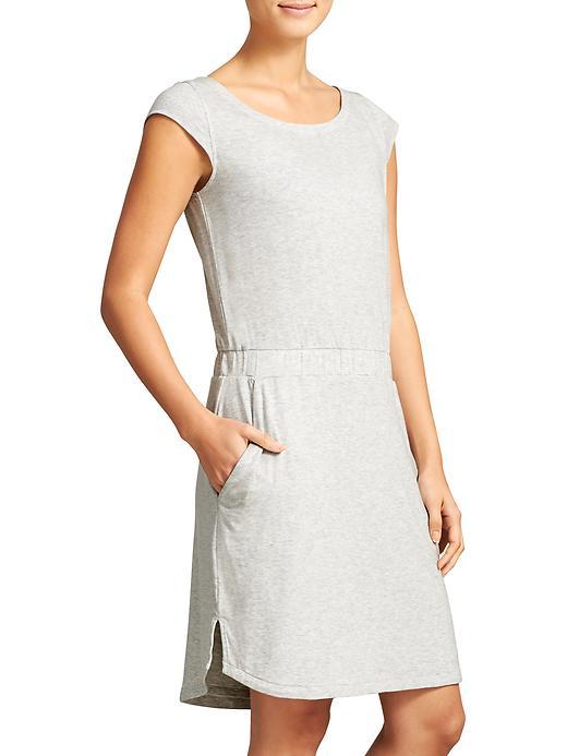 Athleta Womens Redondo Dress Size L Tall - Grey Heather