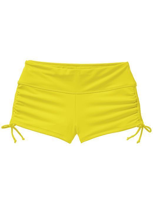 Athleta Womens Scrunch Short Size Xxs - Aloha Yellow