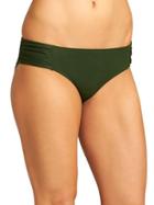 Athleta Womens Shirred Bottom Size M - Spire Green