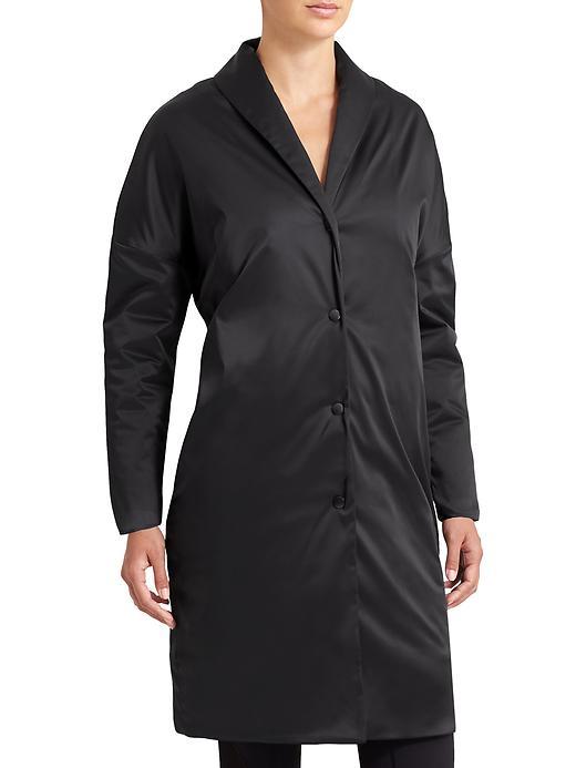 Athleta Womens Uptown Coat Size L - Black