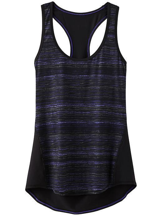 Athleta Womens Retreat Print Chi Tank Size M - Iris Purple