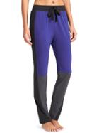 Athleta Womens Downtown Track Pant Size L - Sapphire Blue Color Block